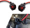 Pack-2 Automotive EV6 EV14 Fuel Injector Connector, Fuel Injector Pigtail Connector Plug Wire, Fuel Injector Connector with Wire, Universal EV6 EV...