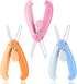 3 Pcs Safety Scissors for Kids Retractable Small Scissors Folding Travel Scissors Cute Craft Scissors for Toddler Crafts Children Arts Preschool T...