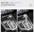 Bling Sparkly Gear Shift Knob Cover Bling Handle Cover Decorative Sticker Compatible with Mazda Accessories 2 3 6 CX3 CX5 CX8 CX9 Axela 2014-2019 ...