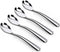 Coffee Spoons,4-Piece GLAMFIELDS Teaspoons with a Long Handle, 6.1"Demitasse Espresso Spoons Set Food Grade Stainless Steel Small Serving Spoons f...