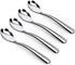 Coffee Spoons,4-Piece GLAMFIELDS Teaspoons with a Long Handle, 6.1"Demitasse Espresso Spoons Set Food Grade Stainless Steel Small Serving Spoons f...