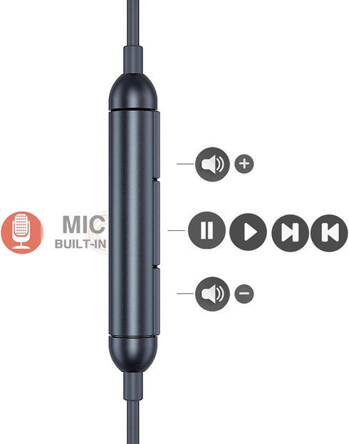 USB C Headphones USB C Earbuds Type C Earbuds USB-C Headphones with Microphone for iPhone 15 Pro/Max Samsung Galaxy W24 Z Flip5 S23/S22 Google Pix...