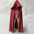 1:6 Scale Medival Knights Soldier Cloak Gown Hooded Cape for 12" Phicen TBLeague Female Male Body Action Figure Clothes (Dark red, 1/6)...