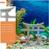 GANAZONO Japanese Shinto Shrine Torii Gate Aquarium Torii Miniature Ornament Bridge Landscape Ornaments for Fish Tank Decoration...