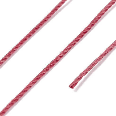 Airssory 270 Yards 0.8mm Round Waxed Polyester Thread Beading String Roll Craft Cord for Waist Beads Jewelry Making Macrame Supplies - FireBrick...