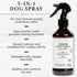 5-in-1 Odor Control Dog Spray, 240ml/8 fl oz, Spray for Dogs with Odor Issues, Oatmeal, Lavender and Tea Tree Oil, Detangles Fur...