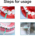 300 Pieces Dual-Use Interdental Brushes Soft Silicone, Disposable Dental Picks,Premium Dental Floss Picks for Effective Teeth Cleaning(300PCS Oran...