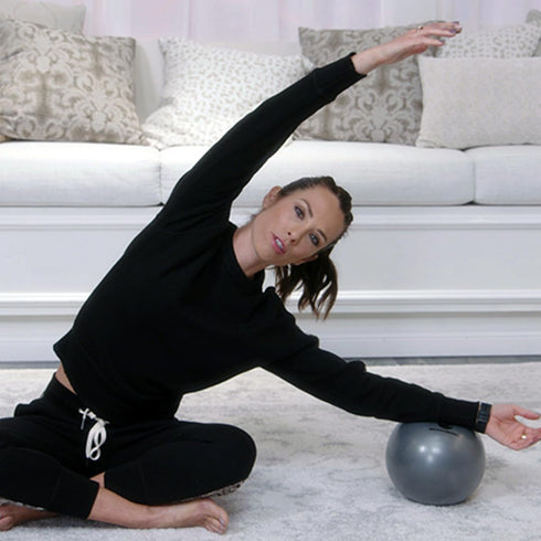 BODi Core Ball for Core Strengthening, 8" Small Exercise Ball, Home Gym Workout Equipment for Yoga, Pilates, Fitness, Lightweight Durable & Easy t...