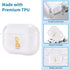 Idocolors Cute AirPods Pro 3 Protective Cover, Soft TPU Clear Case with Keychain, Compatible with AirPods Pro Charging Case 3rd Gen 2019, Cartoon ...