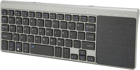 Zyyini Keyboard Touchpad, 2 in 1 Portable Keyboard with Touchpad Numeric Keypad,QWERTY Layout Keyboard, for Notebooks, Computers...