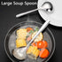 18/8 Stainless Steel Mini Ladle Deep Soup Spoon - 6.7inch (4 Packed)...