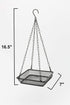 Hanging Feeder Seed Tray, Platform Metal Mesh , Outdoor Garden Decoration for Wild Backyard Attracting Birds...