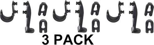 3 Pack Mailbox Plastic Latch Set Repair Kit for Solar Group Mail Box Standard Metal Mailbox Repair...