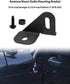 Antenna Mount Driver's Side Mount Bracket, Front Driver Near Hood Side Mount Bracket Holder Fit for Jeep Wrangler Gladiator JL JLU JT 2018 2019 20...