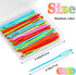50PCS Plastic Sewing Needles, Large Eye Plastic Yarn Needles for Kids, 7cm/2.76inch Plastic Needles for Yarn and Craft Plastic Embroidery Needle f...