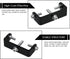 DS. DISTINCTIVE STYLE Bike Rear Rack Mount Adapter with Screws (Black)...
