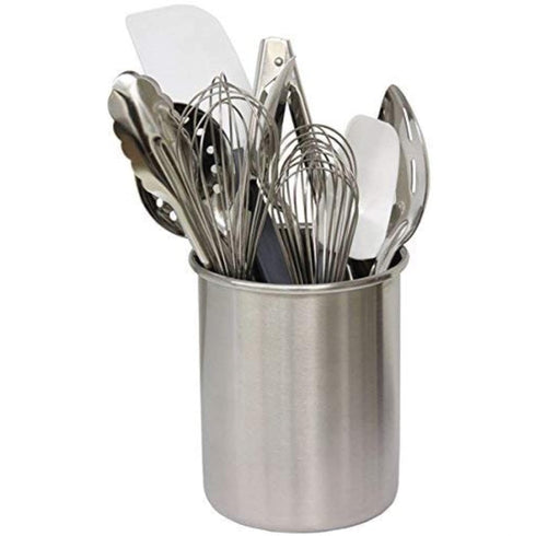 TableCraft Products HU2 Utensil Holder, Stainless Steel Brushed...