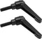 2pcs Adjustable Clamping Lever Handle M8 Lever Knob, M8 x 25mm Male Thread Adjustable Handles Push Button Ratchet Lever Knob, Threaded Bolt Handle...