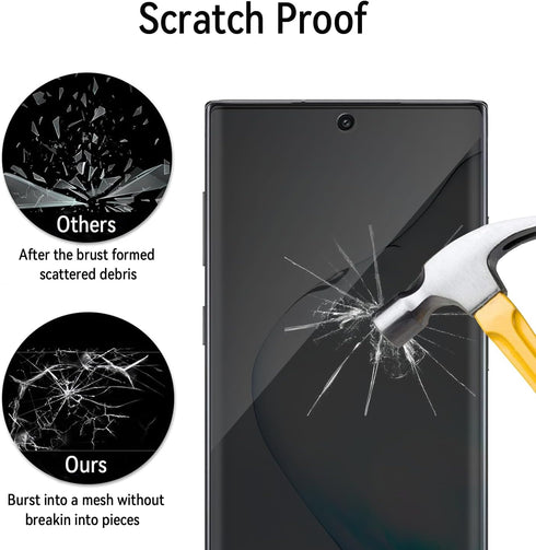 [2 Pack Privacy Screen Protector for Samsung Galaxy Note10 plus 5G,Anti-Spy Tempered Glass 9H Hardness Film for Note 10 Plus, Anti-Scratch Case Fr...
