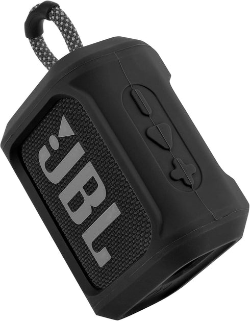 TXesign Silicone Case Cover for JBL Go 3 Portable Speaker with Removable Strap for Bike Golf Cart Travel Carrying Case Protective Sleeve Speaker C...