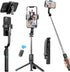 Selfie Stick with Tripod Stand and Remote - 42" Extendable Selfie Stick for iPhone 15 14 13 12 Pro Max Android Galaxy S23 S22 Portable Selfie Phon...