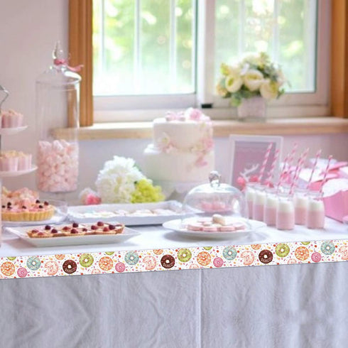 Donut Bulletin Board Border 36ft Straight Classroom Family Party Decoration 1 Roll...