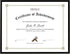 Golden State Art, 8.5x11 Aluminum Frame, Real Glass, Metal Frame for 8.5 by 11 inch Document, Certificate, Diploma. with Easel Stand (Black 1pack)...