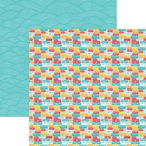 Reminisce Family Vacation Scrapbook Collection Kit Paper Crafts, Multi Color Palette...