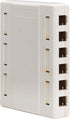 Tripp Lite 12-Port Surface-Mount Box for Keystone Jacks, Additional Breakout Pieces for Wide Compatibility, Mounting Screws Included, TAA Complian...