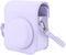 InstantCamera Case, PU Mini Camera Protective for Fujifilm InstaxMini 12 Camera, Portable Travel Camera Carrying with Adjustable Shoulder Strap, K...
