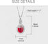 Tree of Life Urn Necklace for Ashes Teardrop Cremation Jewelry with Crystal Love Memorial Jewelry Ash Holder Birthstone Necklaces for Ashes Rememb...