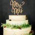 Mr and Mrs Cake Toppers Rustic Wood Wedding Aniversary Party Engagement Decoration...
