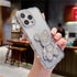 Compatible with iPhone 15 Pro Max Cute Case, Sparkle Diamond Rhinestone Design Bear with Separated Glitter Paper, Luxury Shiny Bling Soft Shockpro...
