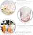 Bormioli Rocco Romantic Set Of 4 Stemware Glasses, 10.75 Oz. Colored Crystal Glass, Cotton Candy Pink, Made In Italy....