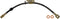 Dorman H621025 Front Passenger Side Brake Hydraulic Hose Compatible with Select Ford / Lincoln Models...