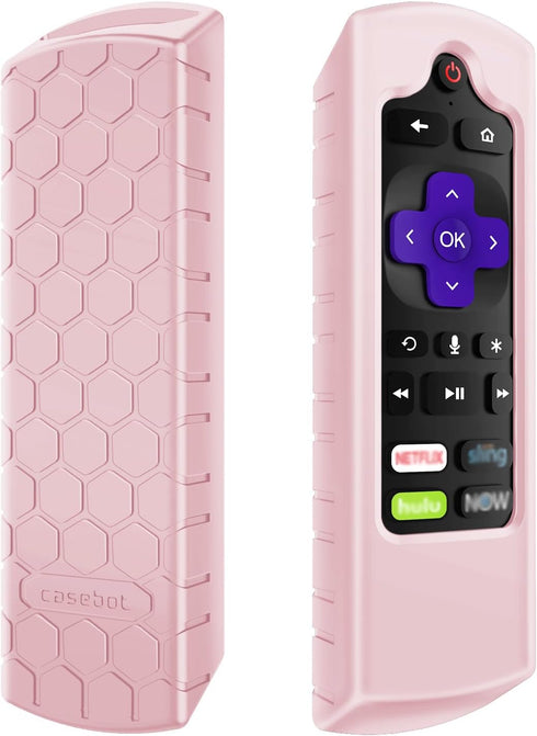 CaseBot Remote Case for Roku Voice, Express HD / 4K+, Ultra LT Enhanced Voice, Express 3930, Premiere+ 3921, Streaming Stick+ Remote, Honey Comb A...