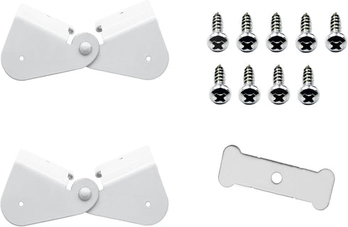 Retractable Gutter Extension Hinge, Downspout Extension Flip-Up Hinge, | Also includes Clasp, Screws, Magnetic Nutsetter | Easy DIY Installation o...