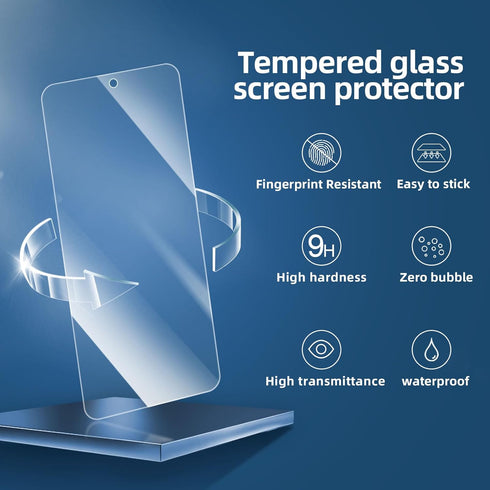 NEW'C [3 Pack Designed for Google Pixel 8 Screen Protector Tempered Glass,Case Friendly Scratch-proof, Bubble Free, Ultra Resistant......