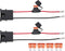 Weewooday 2 Pieces Wire Harness Connector for 12-Volt SLA Battery with Heavy Duty 12 Gauge Wires and Safety Fuse Box for Most 12 Volt Kid Ride Toy...