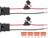 Weewooday 2 Pieces Wire Harness Connector for 12-Volt SLA Battery with Heavy Duty 12 Gauge Wires and Safety Fuse Box for Most 12 Volt Kid Ride Toy...
