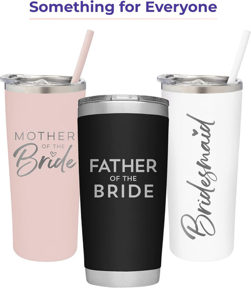 Groom Tumbler - Custom Vacuum Insulated Stainless Steel Groom Cup Mug with Lid and Straw - Cup for Fiance - Coffee Mug for Groom to Be - Groom Tra...