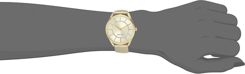 Nine West Women's NW/1922 Mesh Bracelet Watch...