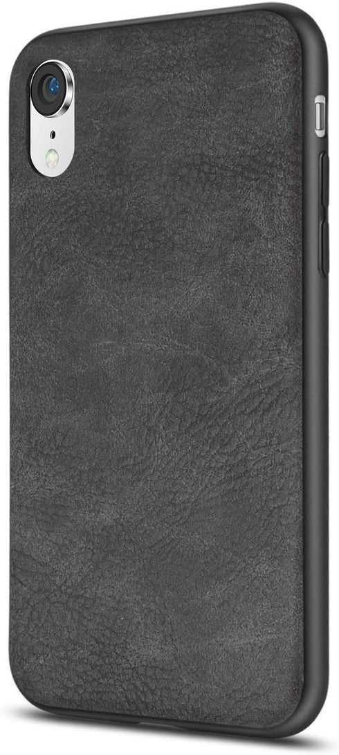 SALAWAT Compatible with iPhone Xr Case, Slim PU Leather Vintage Shockproof Phone Case Cover Lightweight Premium Soft TPU Bumper Hard PC Hybrid Pro...