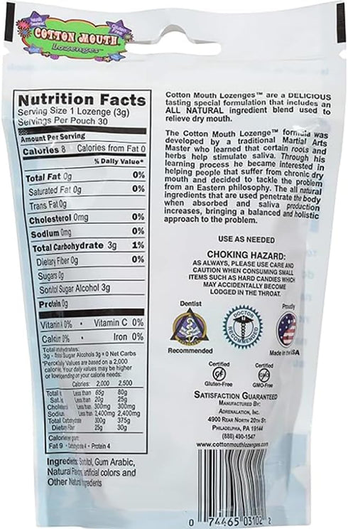 Dry Mouth Relief Fruit Mix 3.3oz Bag (3 Bags) | Relieves Dry Mouth & Increases Saliva Production, Sugar Free, Gluten Free, Delicious Fruit Flavor,...