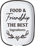 Ceramic Spoon Rest for Kitchen Stove Top Counter, Funny Friendship Heat Resistant Spoon Holder, Kitchen Cute Decor, Ideal Gift for Cooking Lovers,...