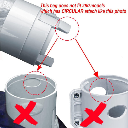Pool Cleaner Bags Compatible with Polaris 360/380 Pool Vacuum Cleaner or Filter Parts (Zipper)...