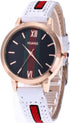 CdyBox Wholesale 5 Pack PU Leather Watch Analog Quartz Wristwatches for Women Men Lady Teen Girl...