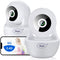 WiFi Security Home Camera?Baby Monitor Wireless IP Camera with Night Vision Two Way Audio Cloud Storage? Supports 5G WiFi?up to 128GB?White? indoo...