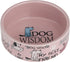 5-inch Ceramic Dog Bowl Cartoon Pattern, Cute, Chew-Proof, Dishwasher and Microwave Safe...