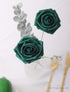 50pcs Artificial Flower?Real Touch Artificial Foam Roses Decoration DIY for Wedding Bridesmaid Bridal Bouquet Centerpieces Party -Army Green...